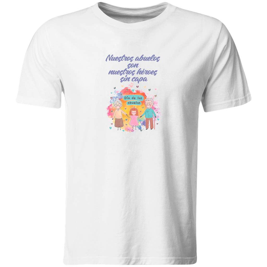 Playera Individual Fdda10. Día Del Abuelo Abuela Abuelitos (Recto​)