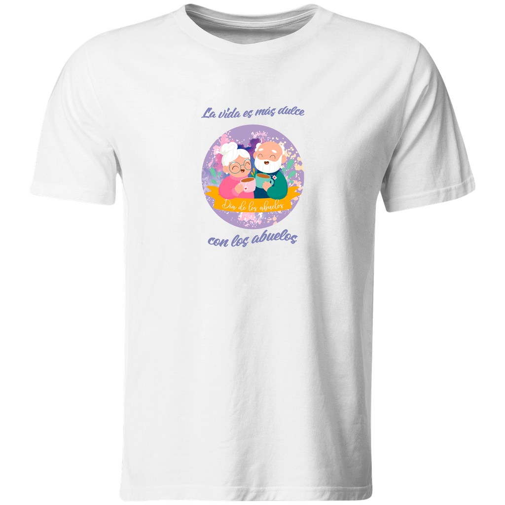 Playera Individual Fdda11. Día Del Abuelo Abuela Abuelitos (Recto​)