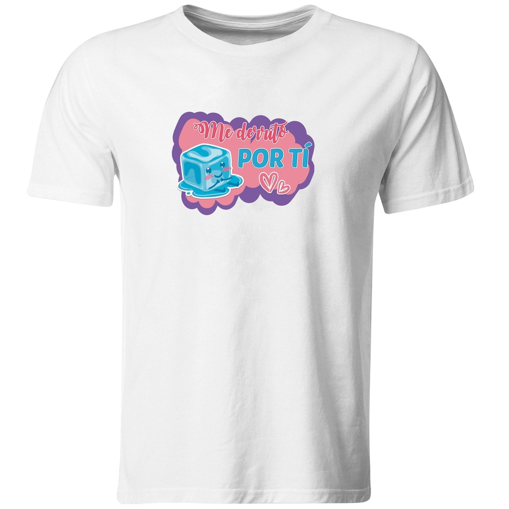 Playeras parejas:  Me derrito por ti. Playeras parejas:  Me derrito por ti. (1/2)