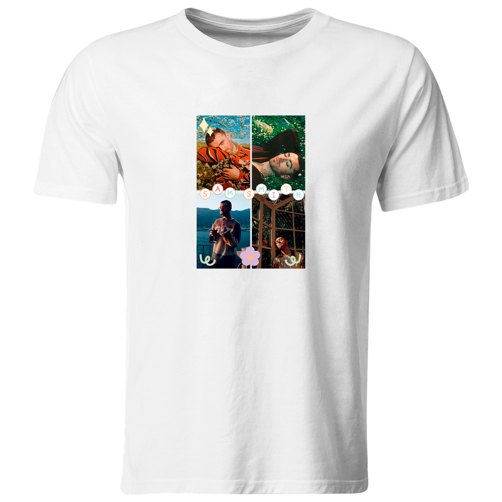Playera Individual Lk653. Sam Smith fans concierto musica  (Recto​)