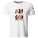 Playera Individual Lk656. Sam Smith personalizada c/ 4 fotos de tu elección 