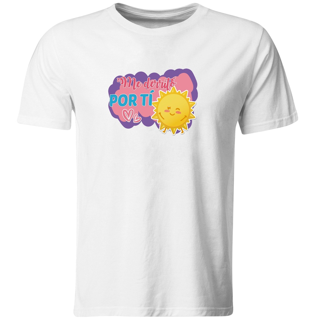 Playeras parejas:  Me derrito por ti. Playeras parejas:  Me derrito por ti. (2/2)