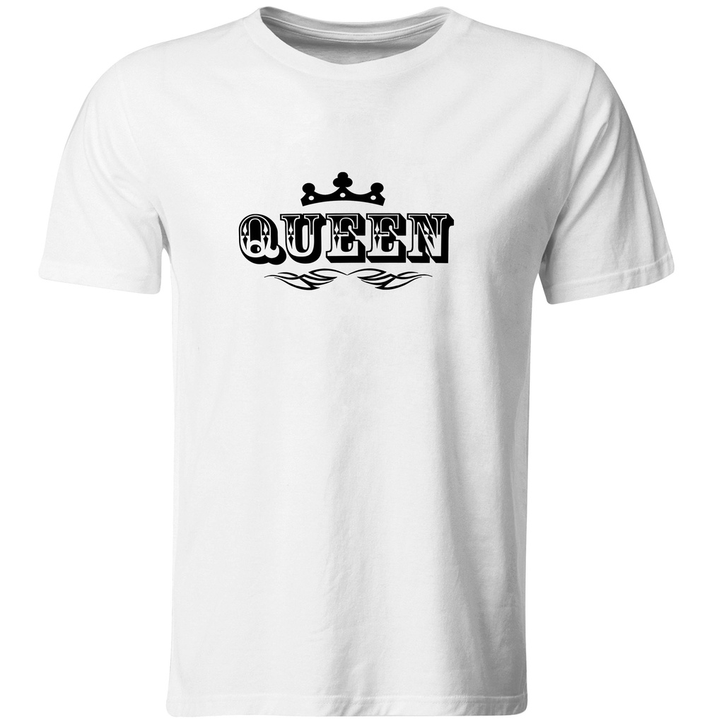 Playeras parejas:  Queen & King. (1/2) (Recto​, Negro​)