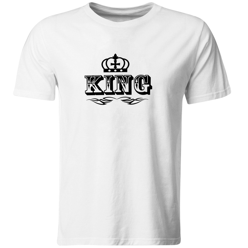 Playeras parejas:  Queen & King. (2/2) (Recto​, Negro​)