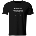 Playera Color Ic57. Frase Cristiana Religiosa: Salmo 37:5