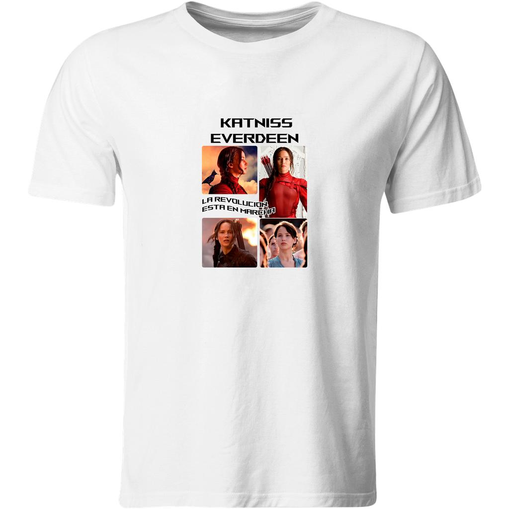 Playera Individual Lk688. Sinsajo los juegos del hambre (Recto​)