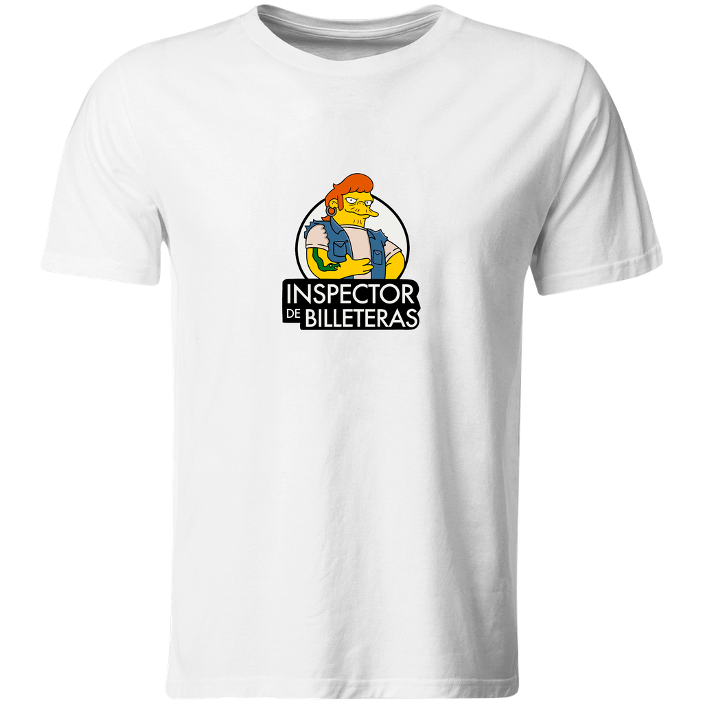 Playera Individual Lk698. Meme inspector de billeteras (Recto​)