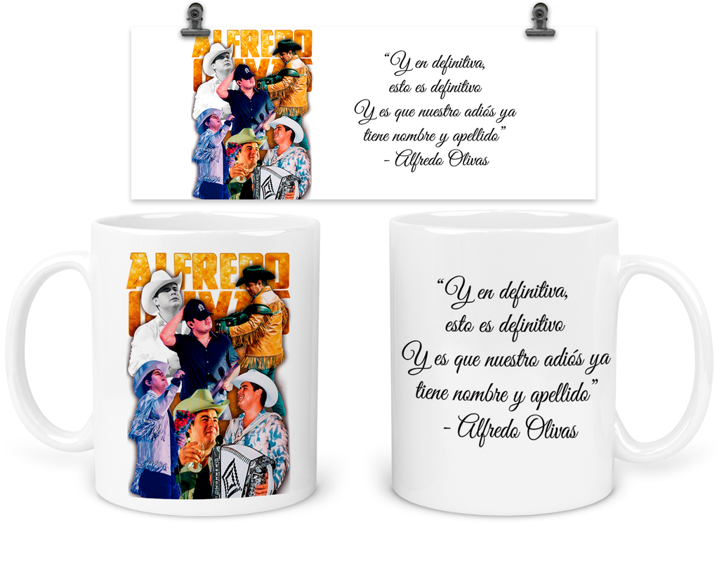 Taza 11 Oz Taf1. alfredo olivas en definitiva alfredito (Sin personalizado)