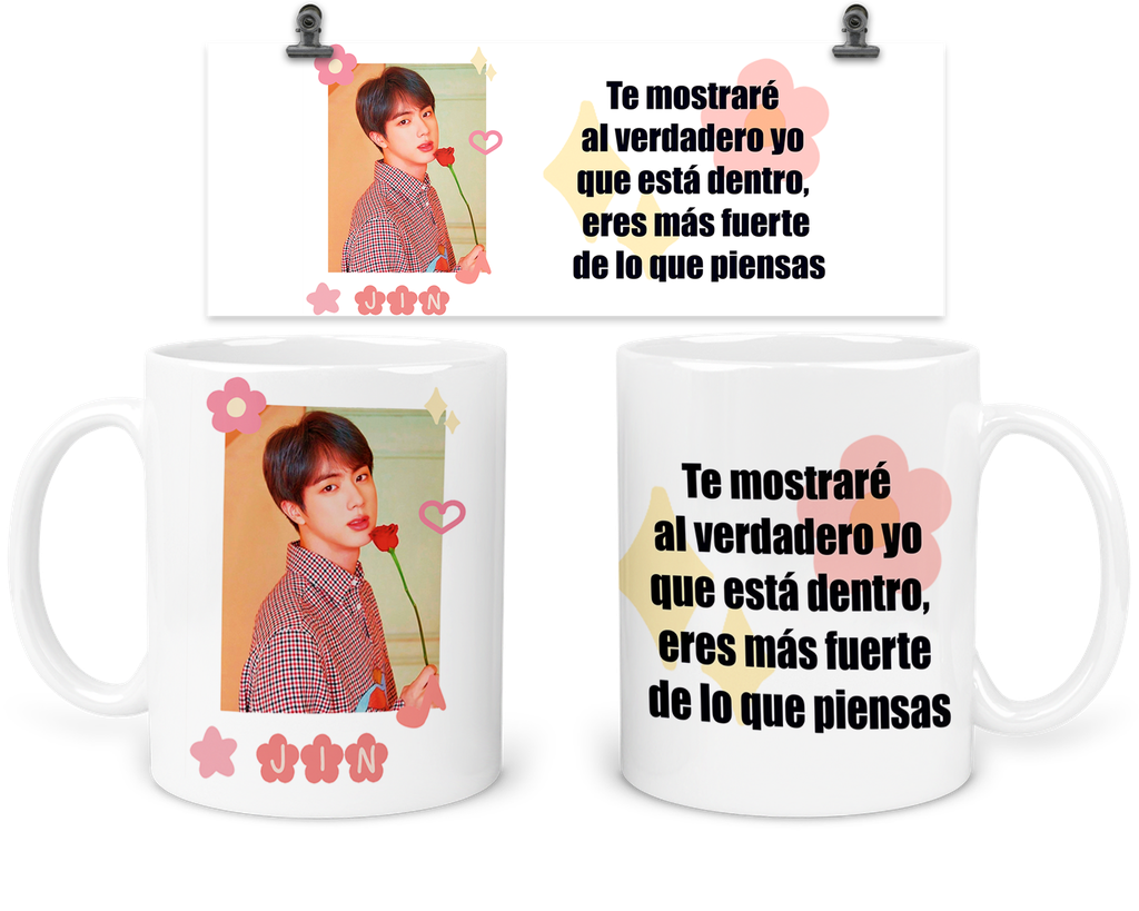 Taza 11 Oz Tar11. Concierto: Bts Kpop Jin Army  (Sin personalizado)
