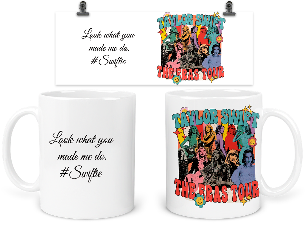 Taza 11 Oz Tar17. Concierto: Swiftie taylor folklore  (Sin personalizado)