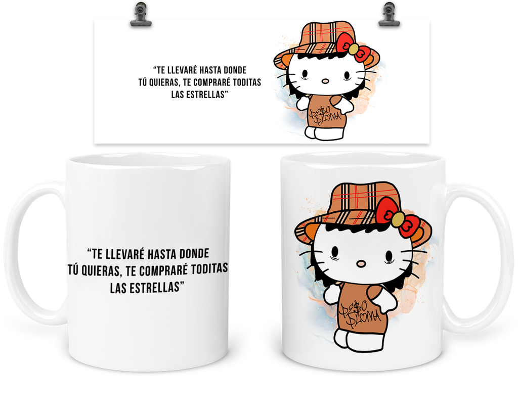 Taza 11 Oz Tar23. Concierto: peso anime kitty pluma kawaii (Sin personalizado)