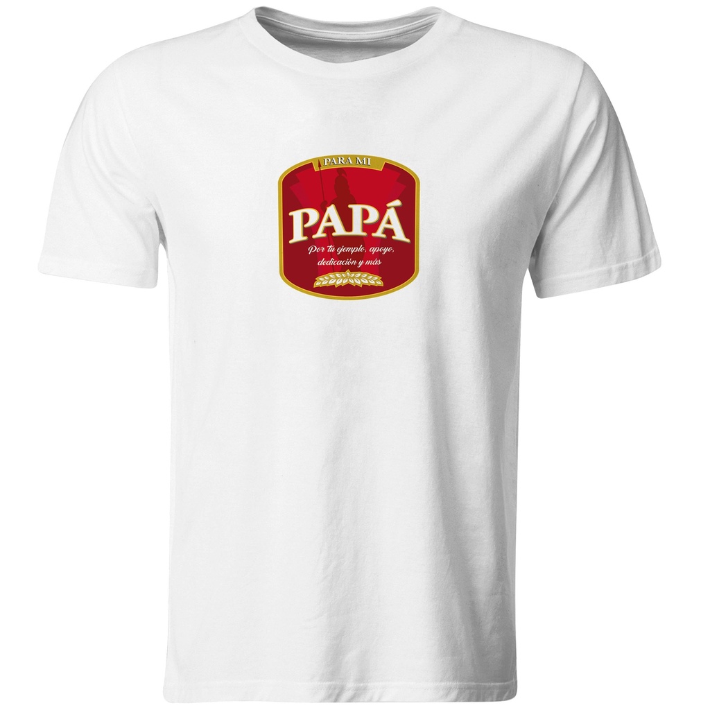 Playeras Día del padre: Frases para mi papá. (Recto​)
