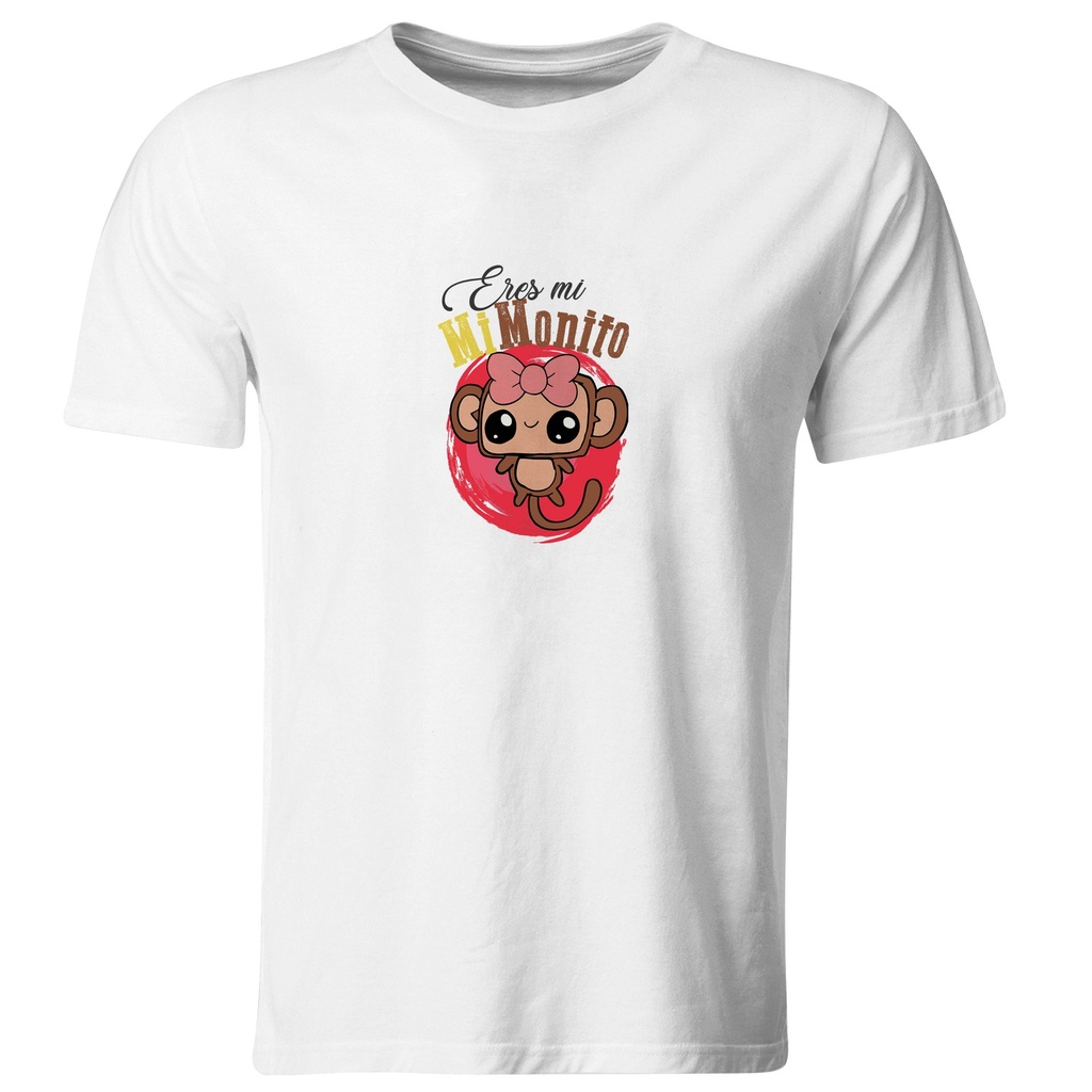 Playeras parejas:  Eres mi monita | Eres mi monito. (1/2) (Recto​)