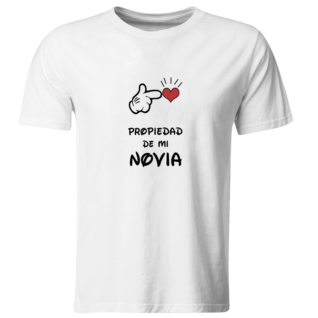 Playeras parejas:  Propiedad de mi novia.  (2/2) (Recto​)