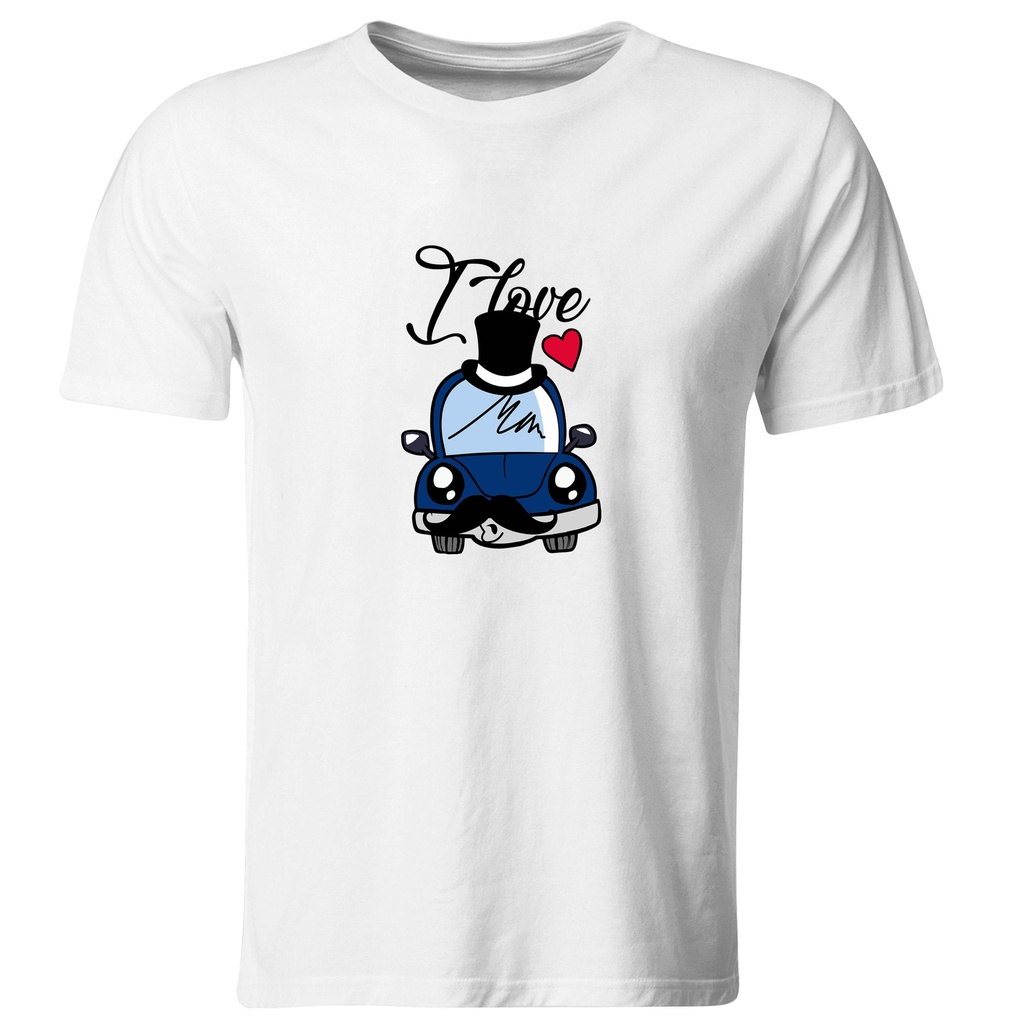 Playeras parejas:  I Love - Carritos. (2/2)