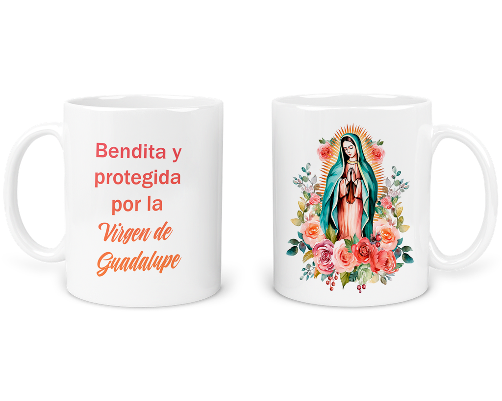 Taza 11 Oz Ts1. De la Virgen de Guadalupe: Fe y Devoción