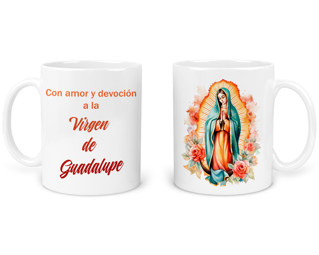 Taza 11 Oz Ts6. De La Virgen De Guadalupe: Fe Y Devoción