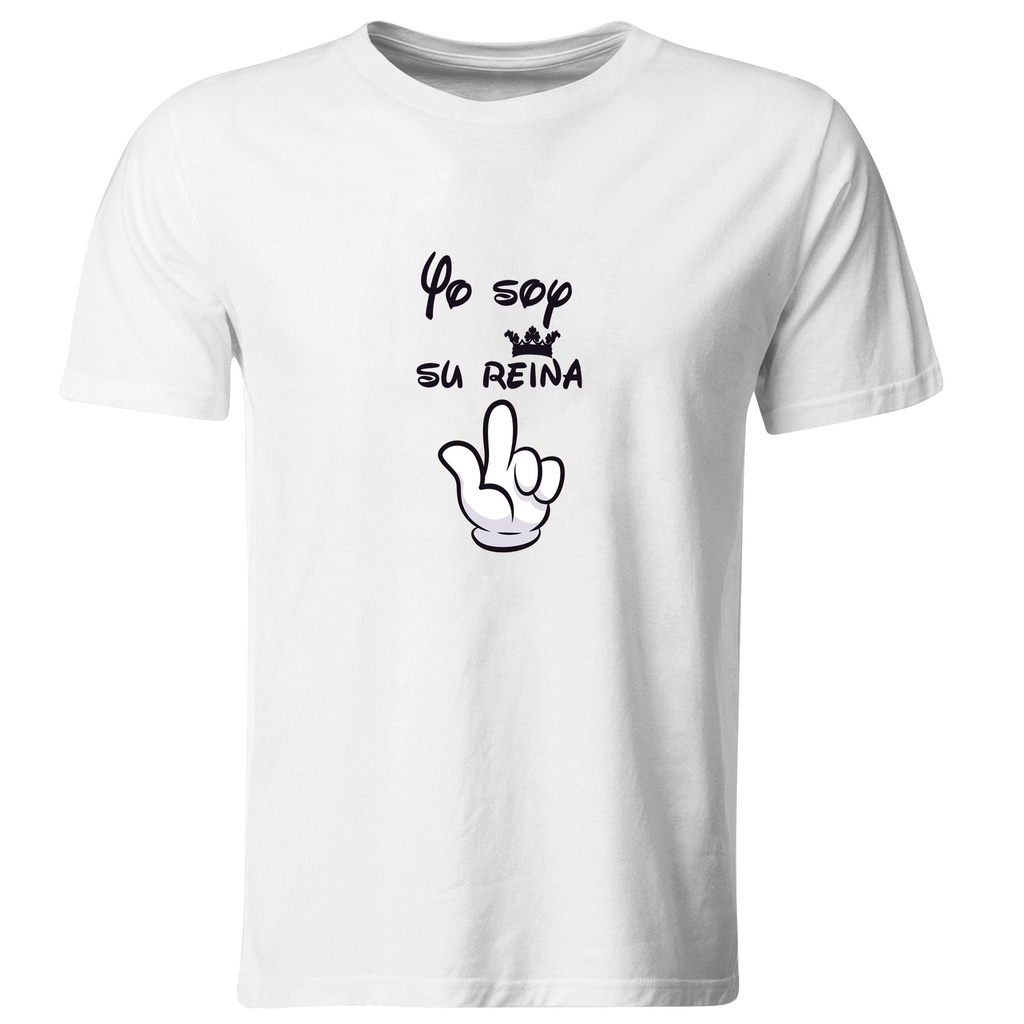 Playeras parejas:  La reina de mi corazón. (1/2) (Recto​)