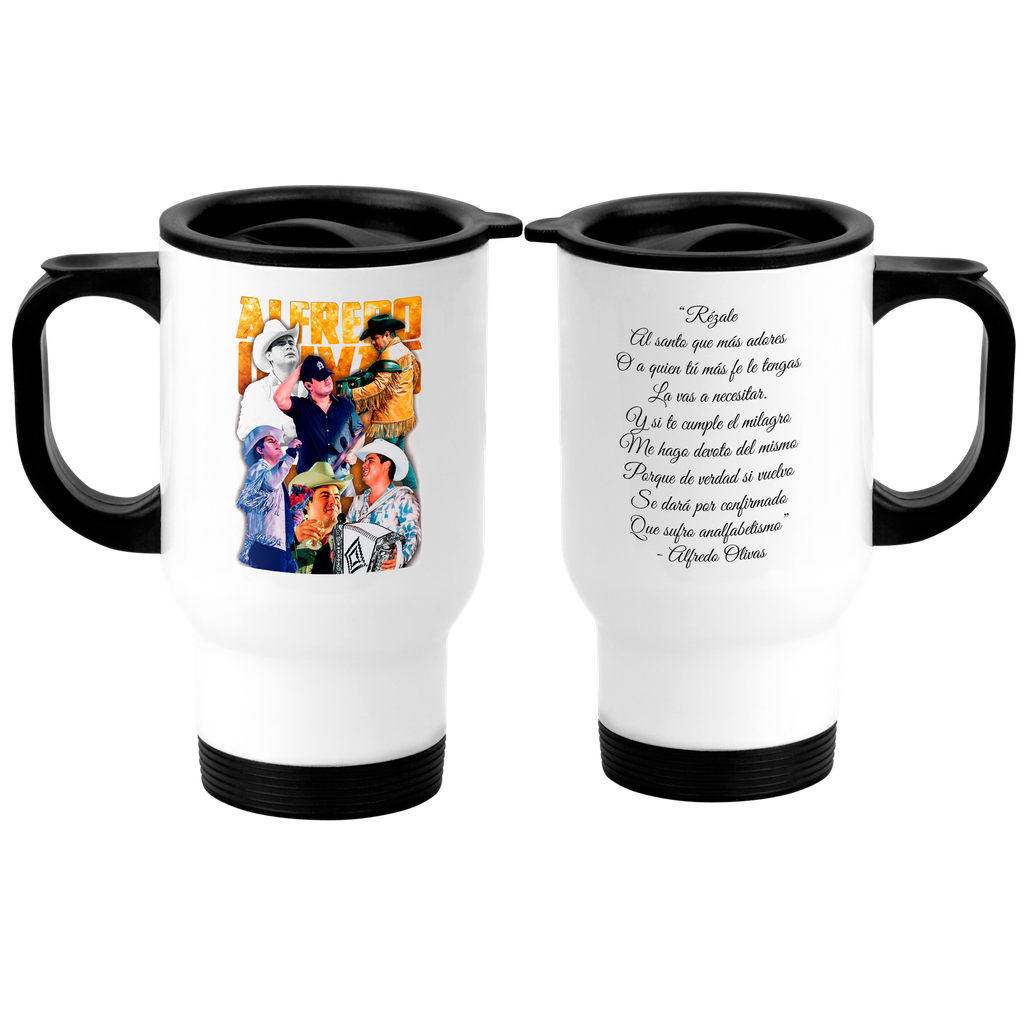Termo 16 Oz Taf6. Alfredo Alfredito: Rezale al santo...  (Sin personalizado)