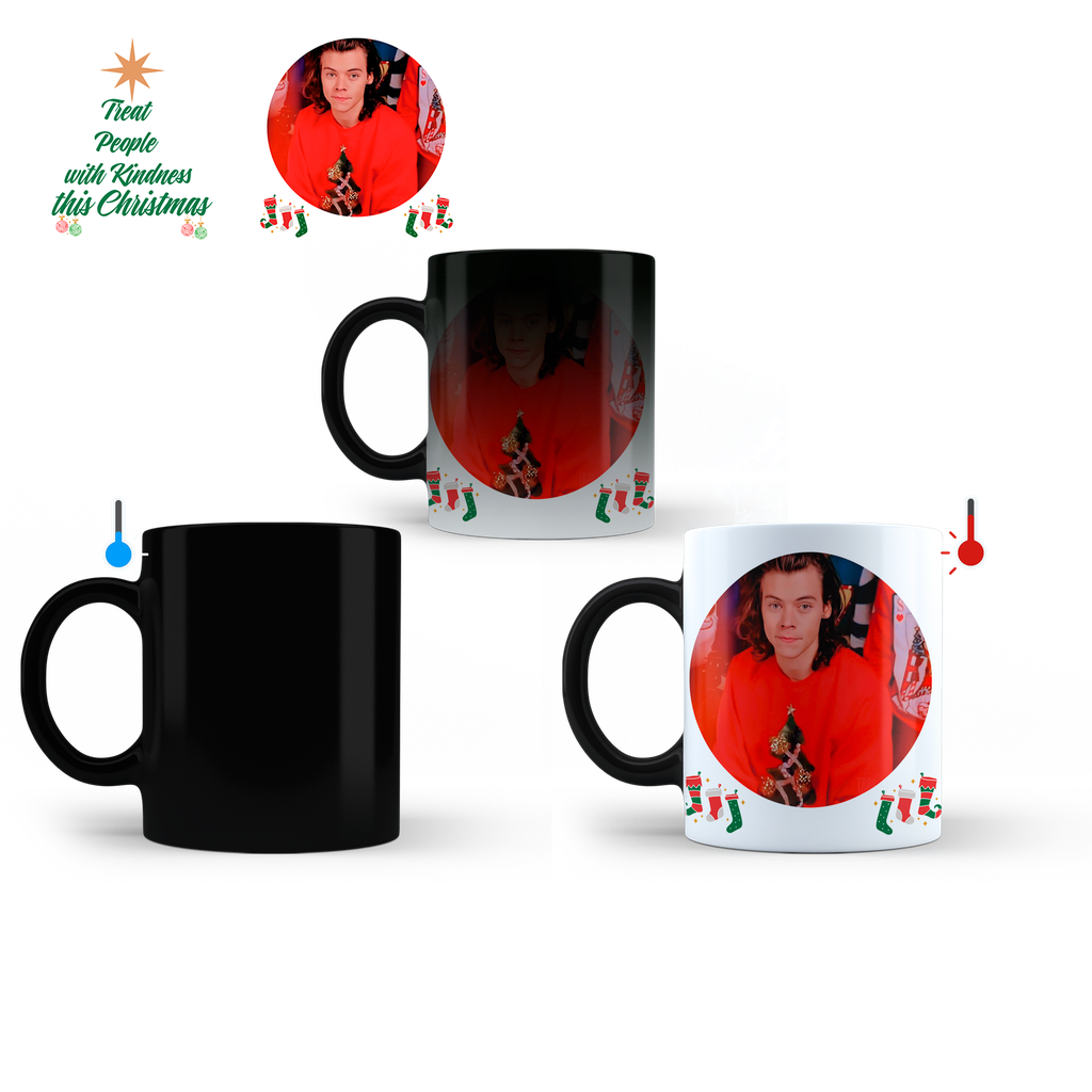 Taza Magica 11 Oz Tan54. Navidad Harry Treat People With...
