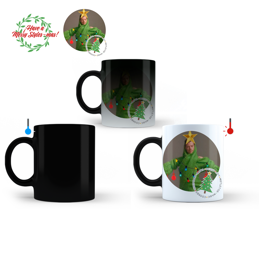 Taza Magica 11 Oz Tan57. Navidad Harry Merry Styles-mas