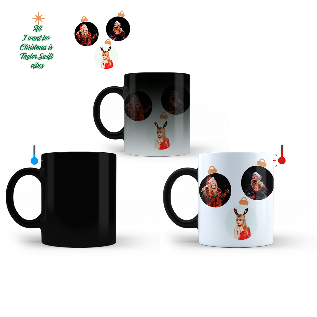 Taza Magica 11 Oz Tan59. Navidad Taylor christmas vibes...