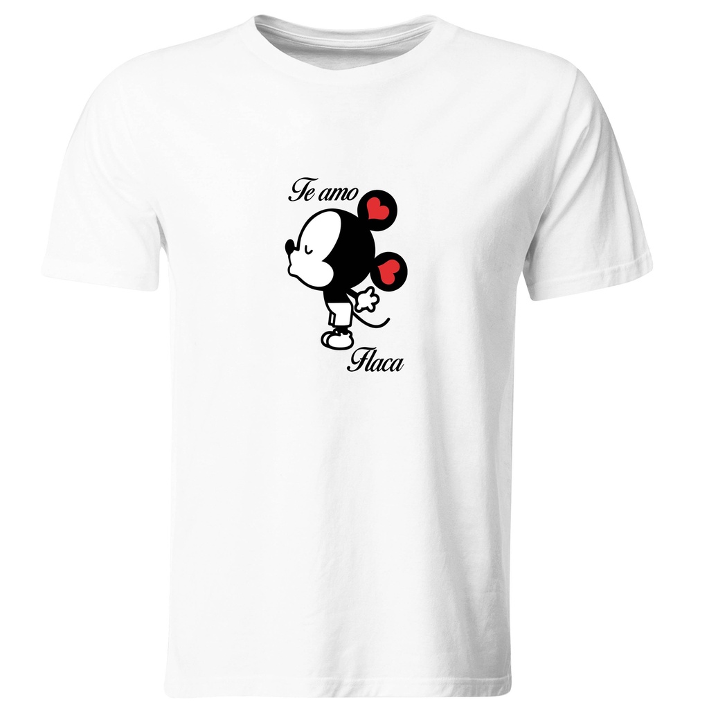 Playeras parejas:  Te amo flaca - Te amo gordo. (2/2)