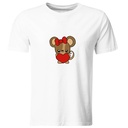 Playeras parejas:  Ratón y queso. (1/2)