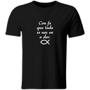 Playera Color Rg35 Religiosa Con fe que todo se nos va a dar