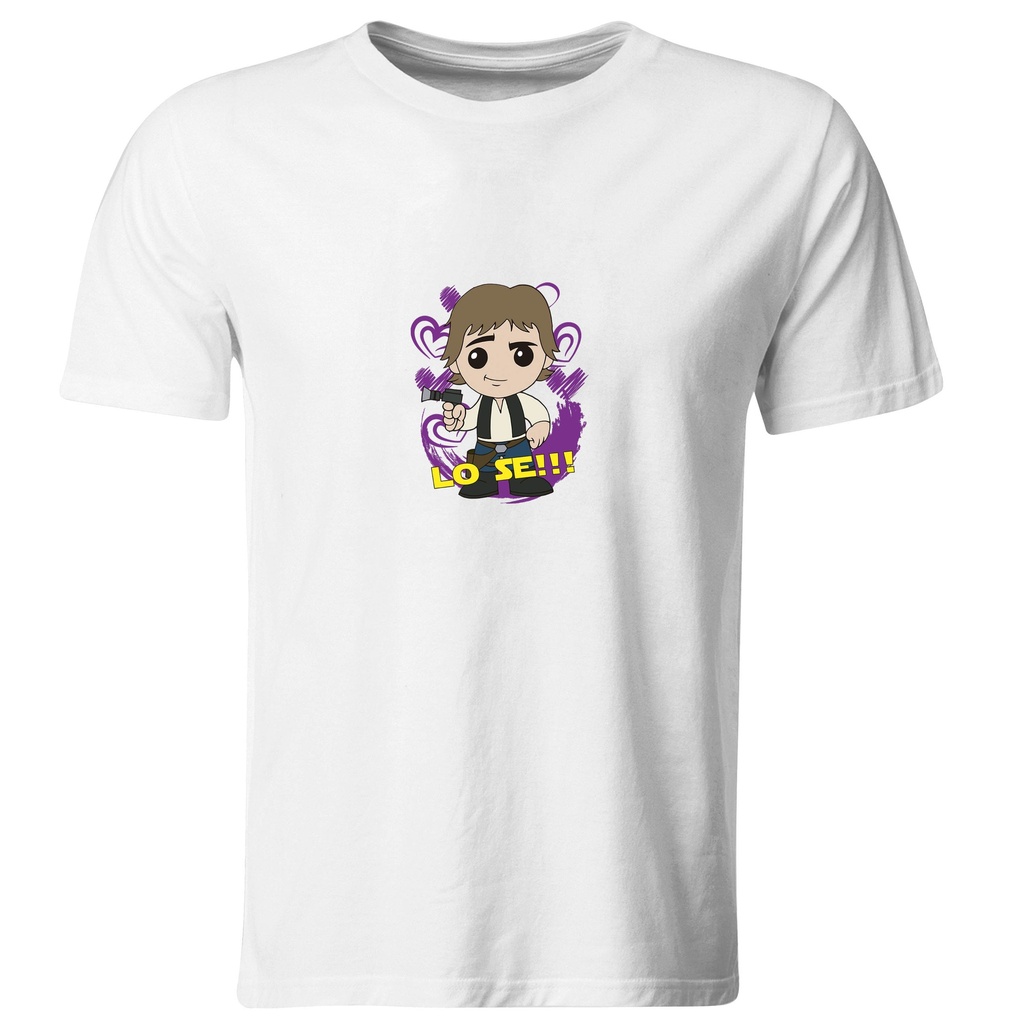 Playeras parejas:  Leia y Han Solo. (2/2) (Recto​)