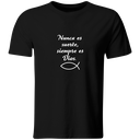 Playera Color Rg39 Religiosa. Frase: Nunca es suerte... Dios