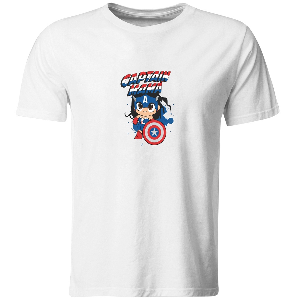 Playeras mamá e hijos:  Capitan mamá. (1 de 2)