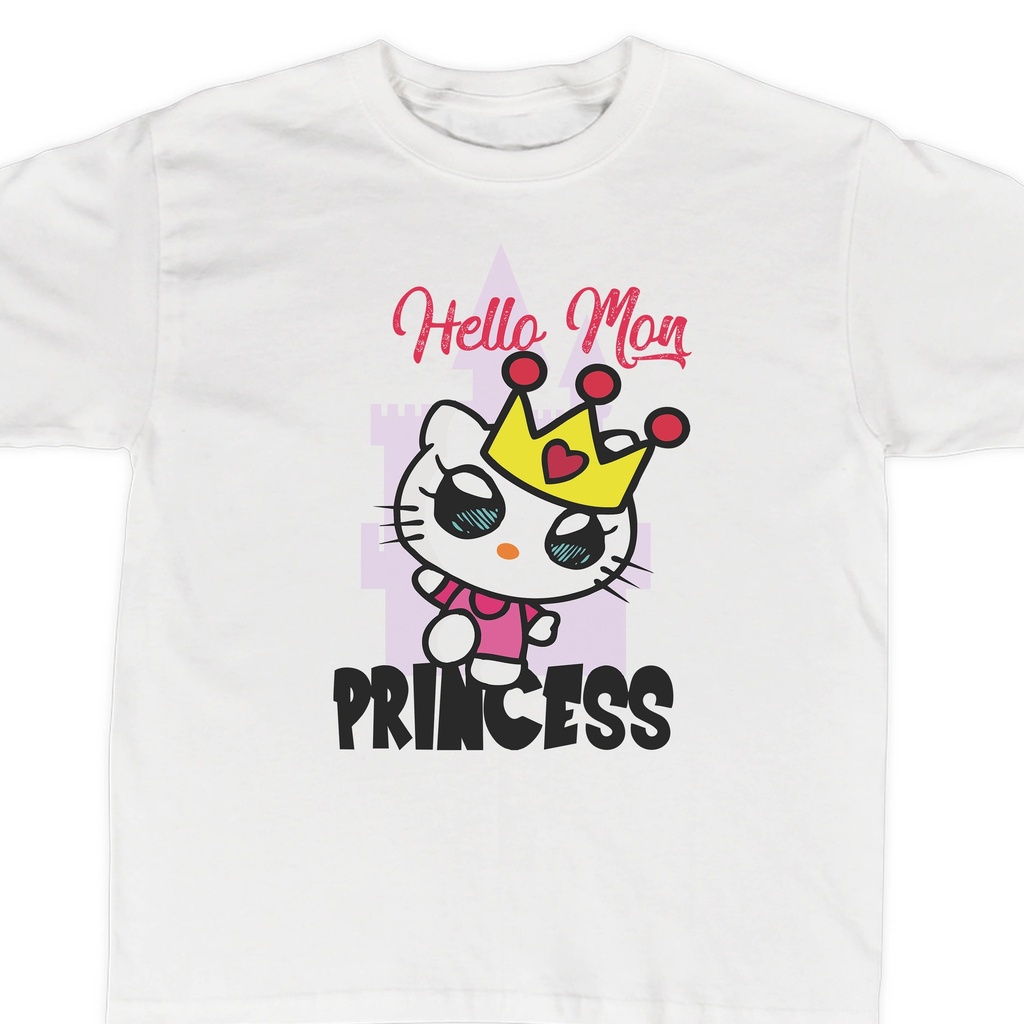 Playeras mamá e hijos:  Hello Queen | Hello Princess. (2 de 2)