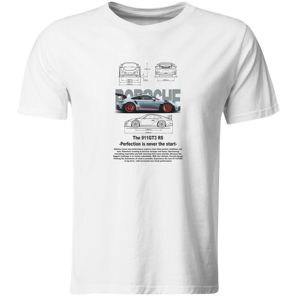 Playera Individual Lk709. Porsche 911 carros automoviles (Recto​)