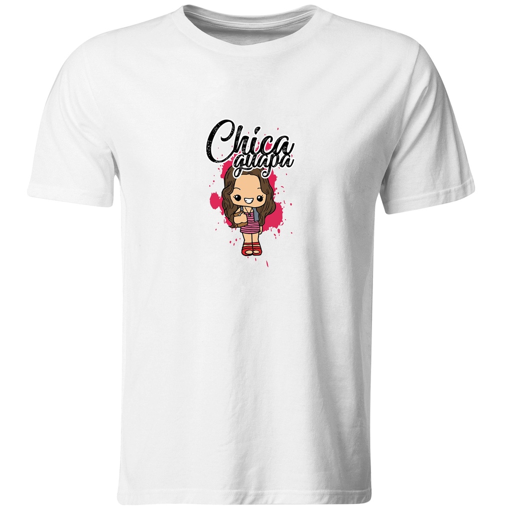 Playeras mamá e hijos:  Chica guapa | La chica guapa es mi mamá (1 de 5) (Recto​)