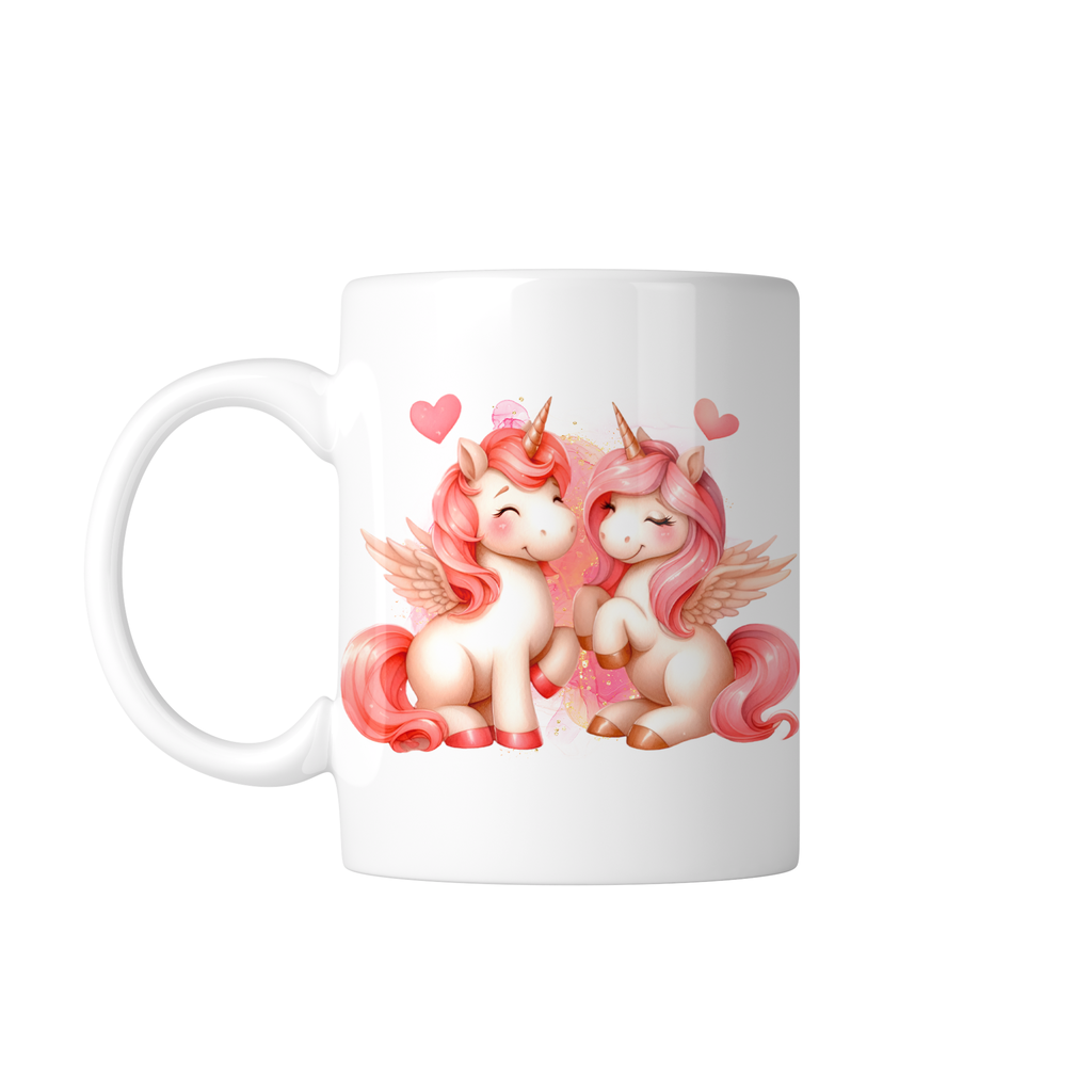 Taza Personaliza C/ Texto Foto Parejas Tapp15. Unicornios