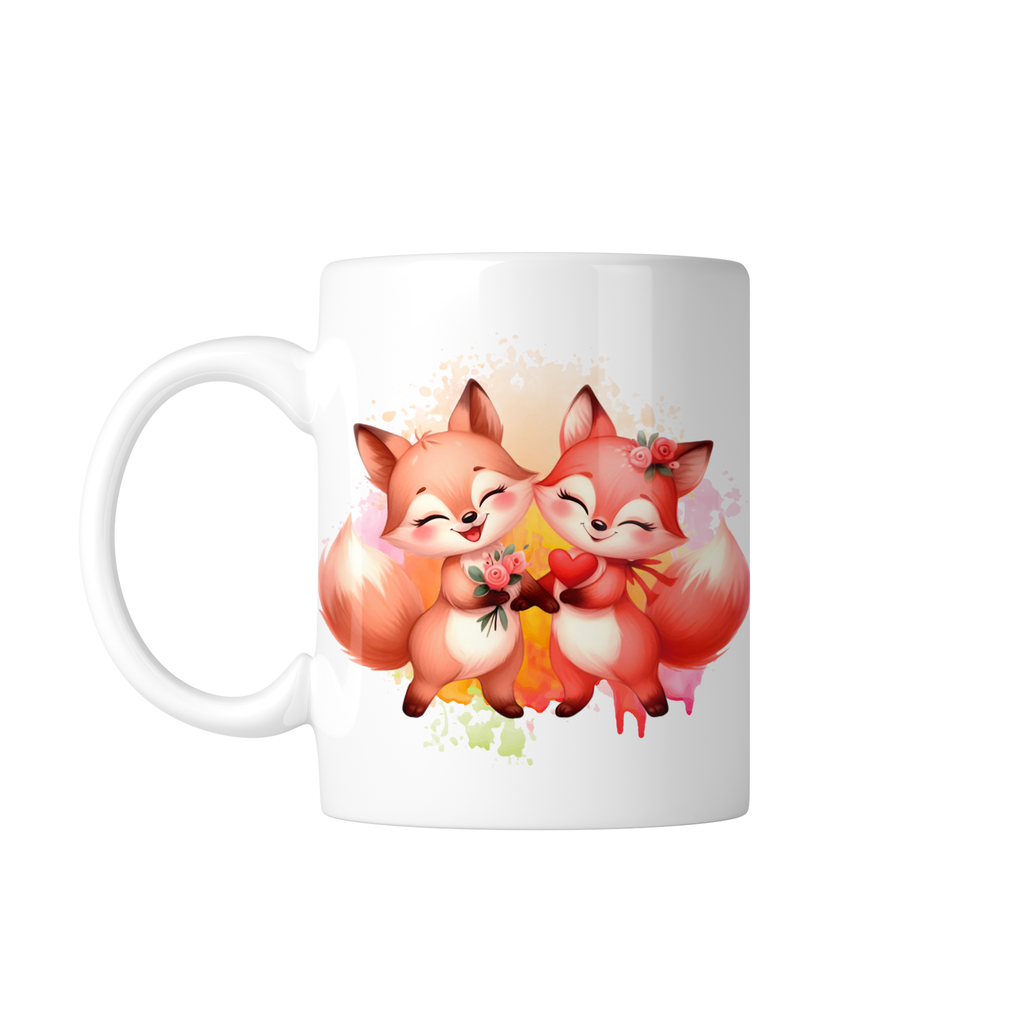 Taza Personaliza C/ Texto Foto Parejas Tapp18. Zorros gumiho