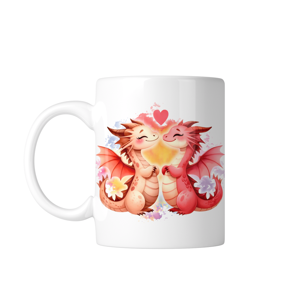 Taza Personaliza C/ Texto Foto Parejas Tapp25. Dragones 