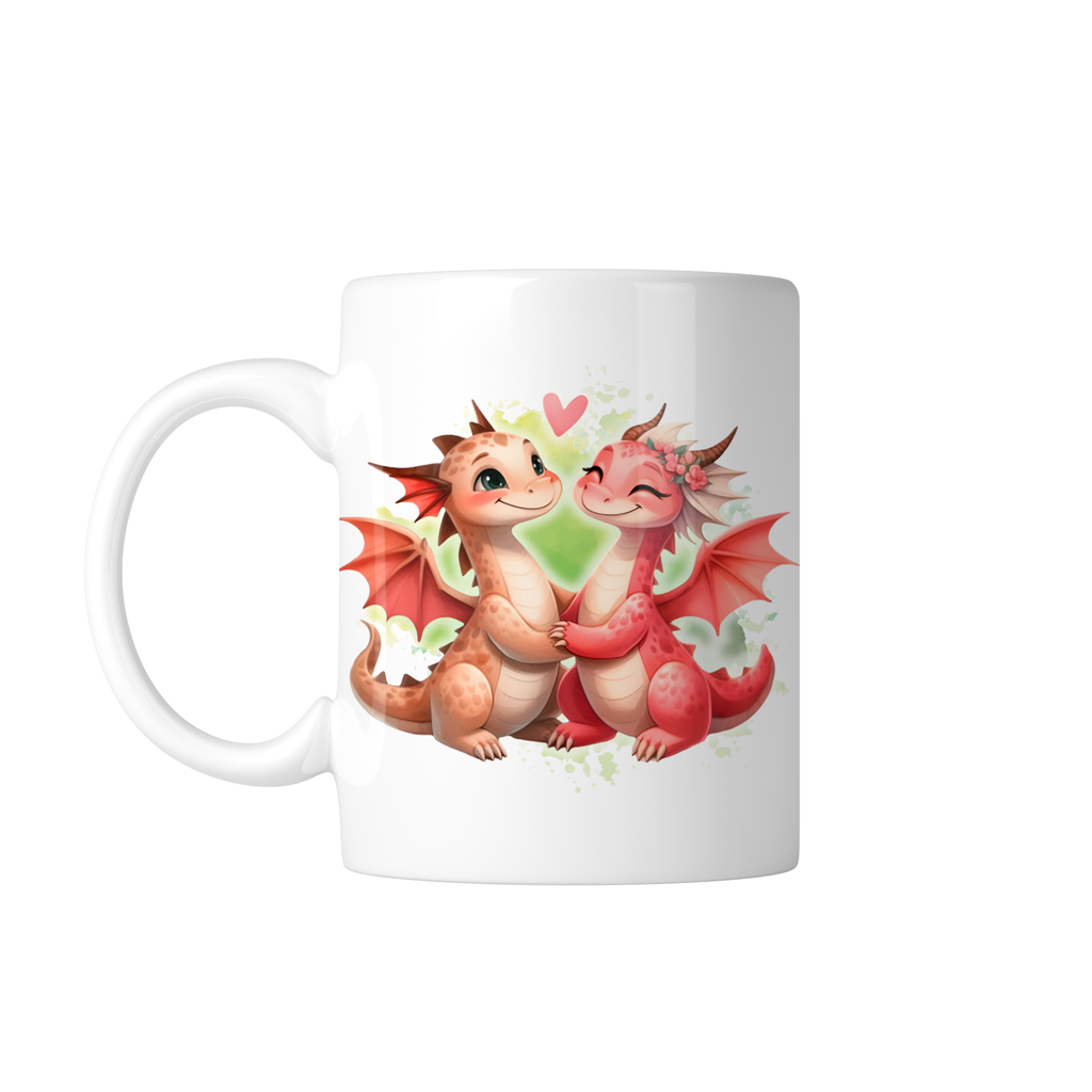 Taza Personaliza C/ Texto Foto Parejas Tapp26. Dragones 