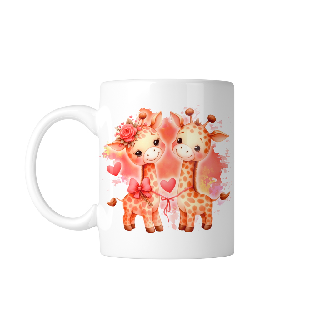 Taza Personaliza C/ Texto Foto Parejas Tapp27. Jirafas