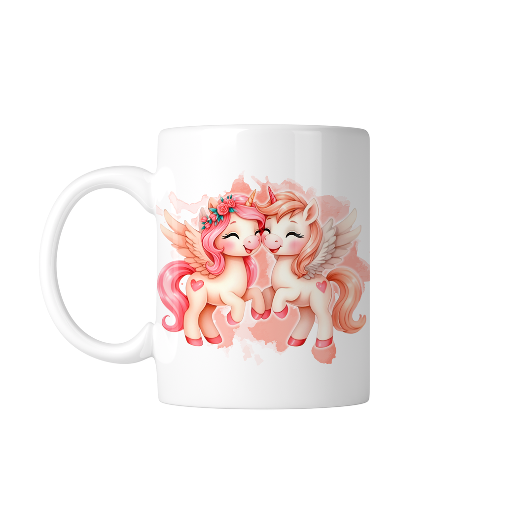 Taza Personaliza C/ Texto Foto Parejas Tapp32. Unicornios