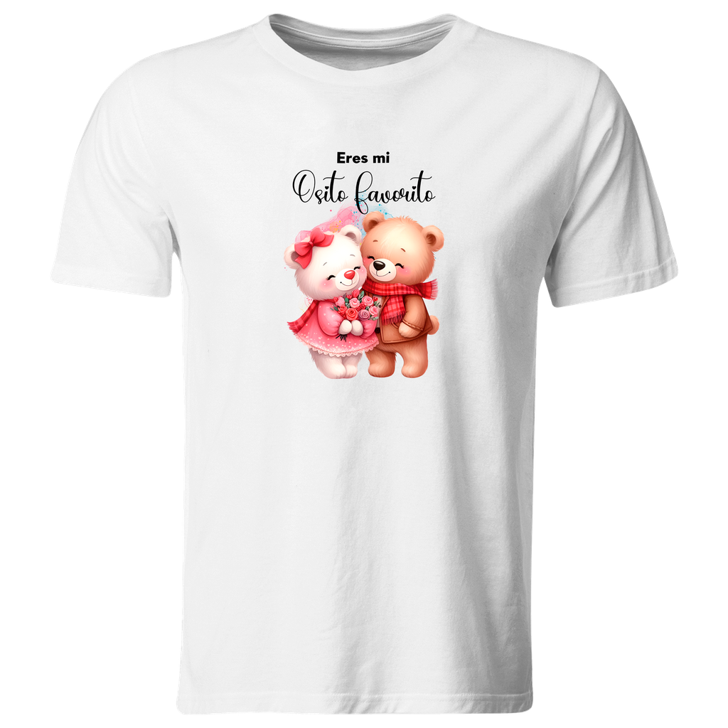 Playera Lsv23 Parejas. Eres mi osito favorita. Eres mi osita favorita (Recto​)