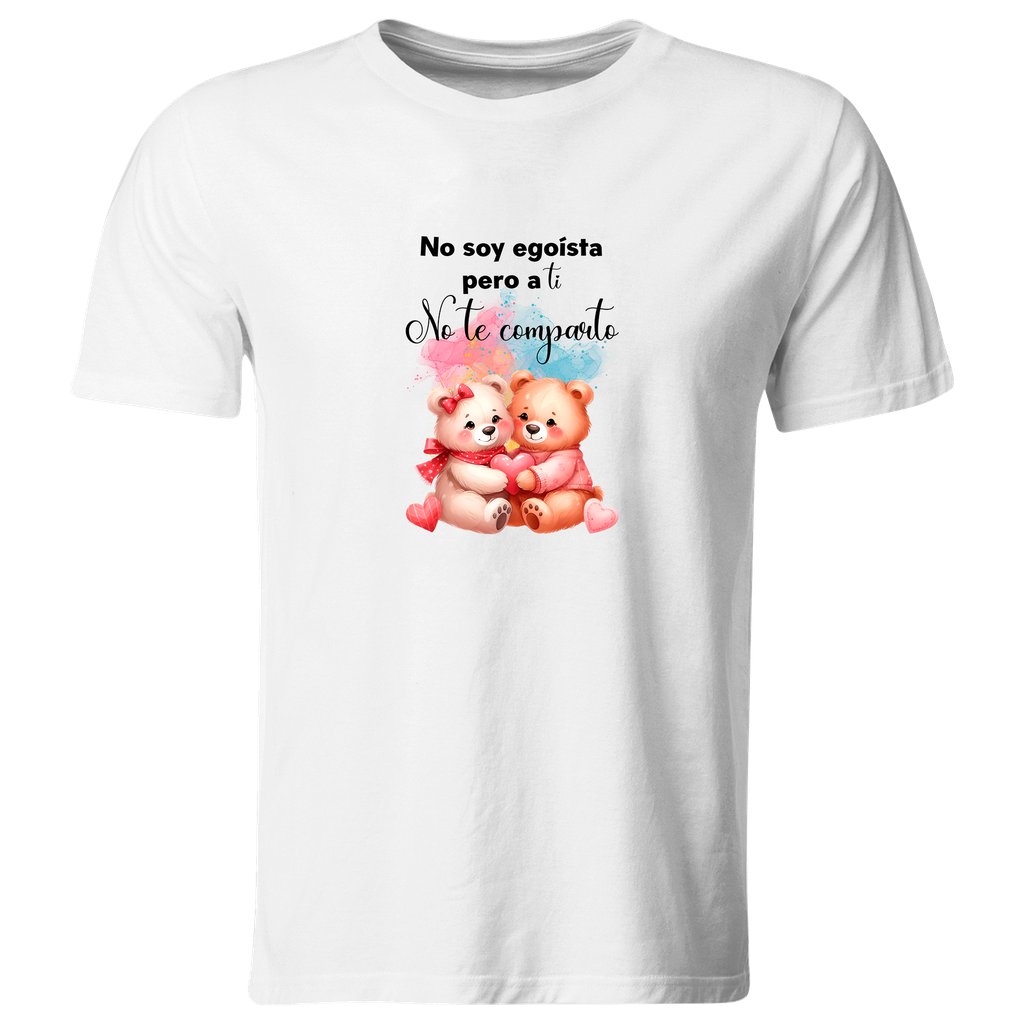 Playera Lsv26 Parejas. A ti no te comparto.Osos Ositos
