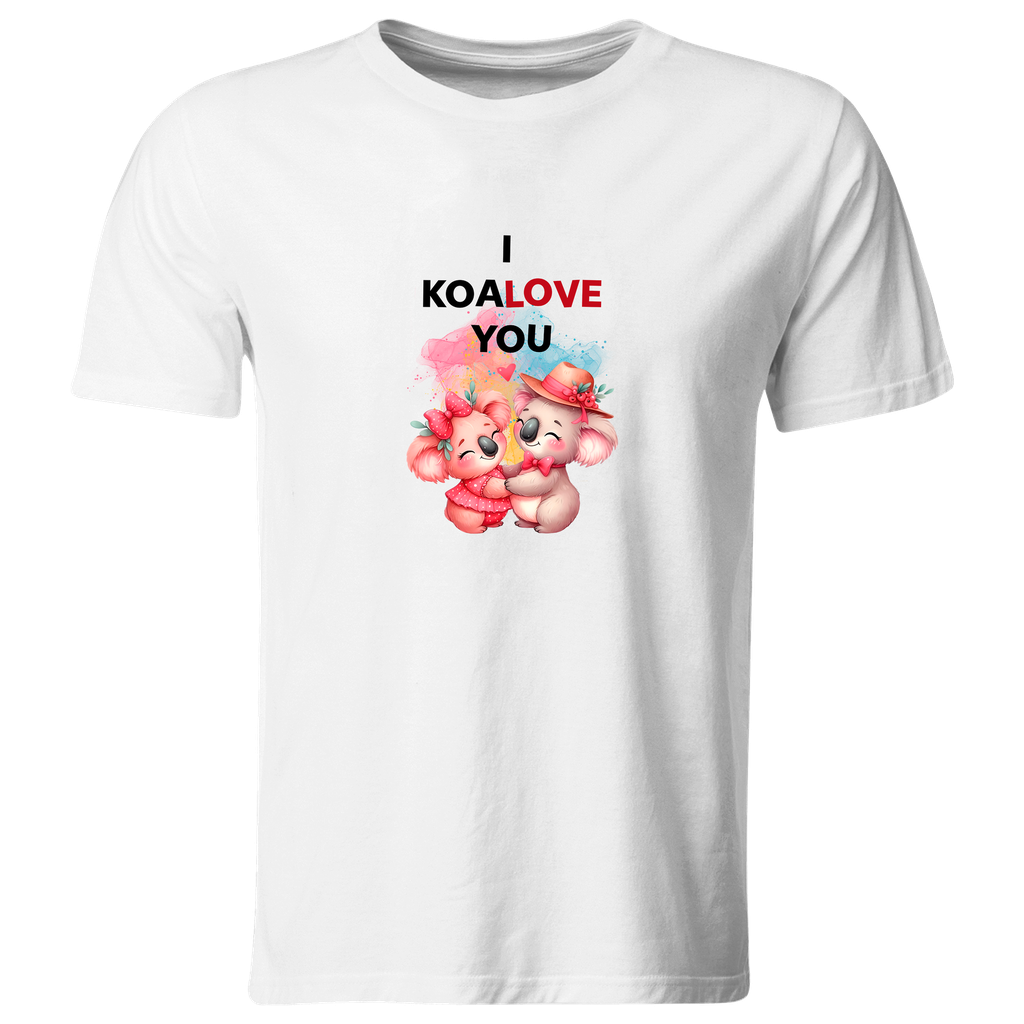 Playera Lsv29 Parejas. Frase: I Koalove you. Koala