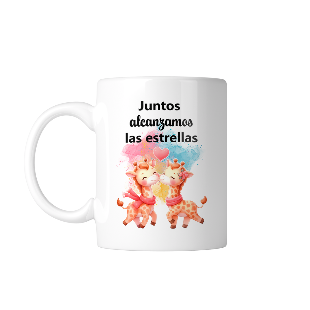 Taza Personalizada Lsv16. Juntos alcanzamos las estrellas