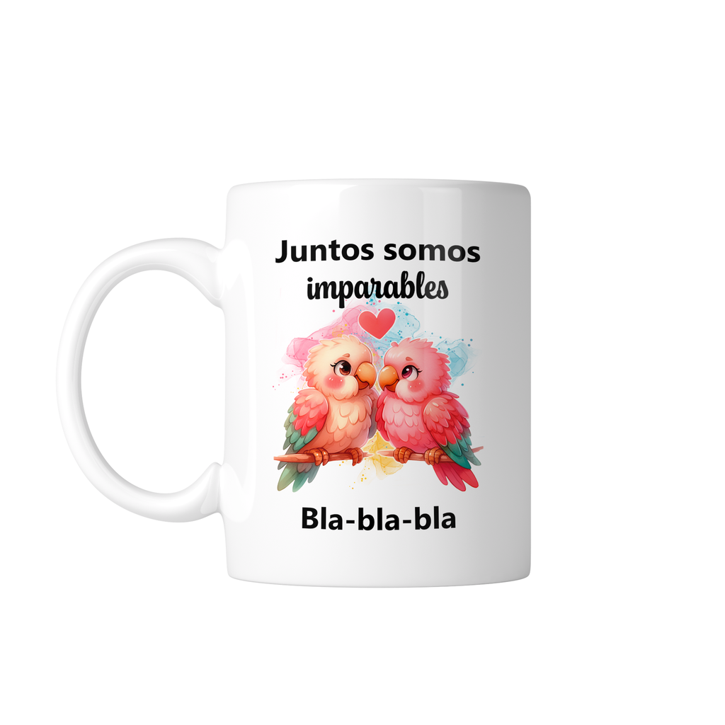 Taza Personalizada Lsv18. Juntos somos imparables. Aves (Sin personalizado)