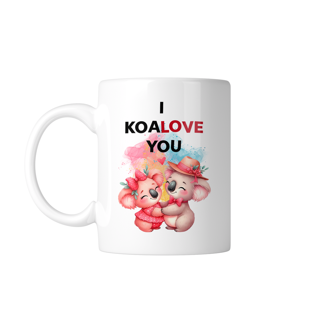 Taza Personalizada Pareja Lsv29. I koalove you. Koalas