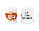 Taza Parejas Tapp58. El jefe | La jefa del jefe. 2 pz