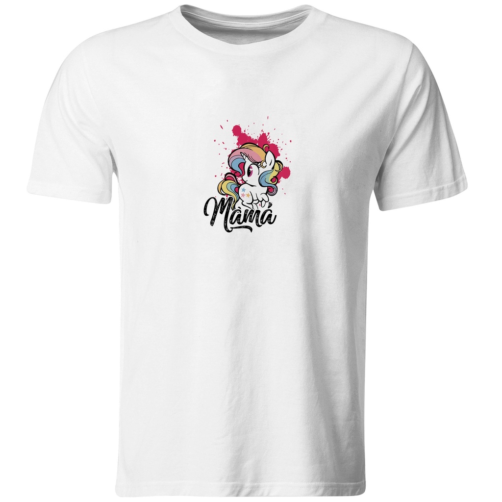 Playeras mamá e hijos:  Mamá unicornio. (1 de 2) (Recto​)