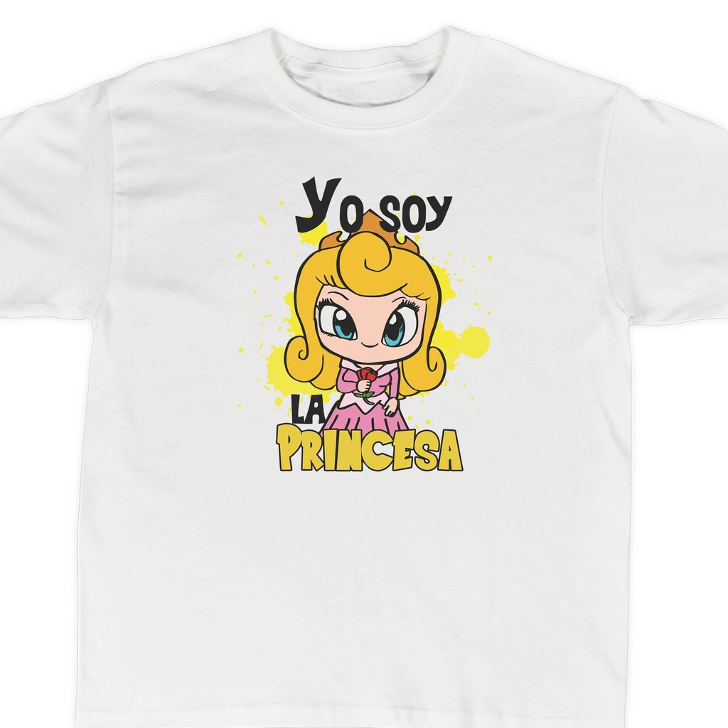 Playeras mamá e hijos:  Mamá de una princesa | Yo soy la princesa DM41